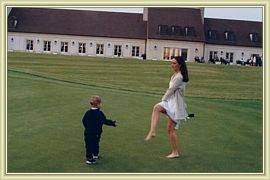 dancing on the green