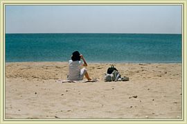 sur la plage entre sete et agde