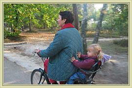 a bicyclette