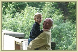 chez les loups avec papy