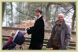 promenade dans les feuilles