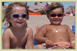 Les stars a la plage