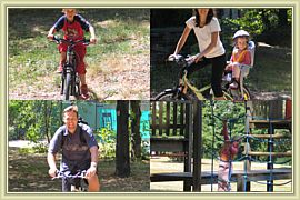 a bicyclette