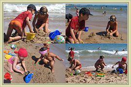 les copains a la plage