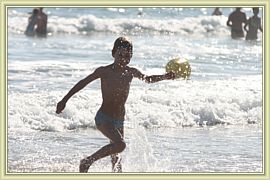 sur la plage