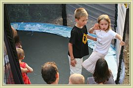 negociation sur trempoline