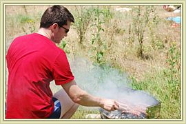 barbecue de plein air