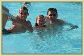 plongeon en famille