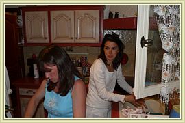 preparatifs en cuisine