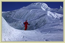 le glacier de val thorens