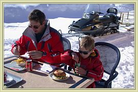 la pause des montagnards