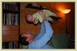 Lorenzo et son papa
