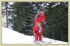 presque toute seule sur les pistes