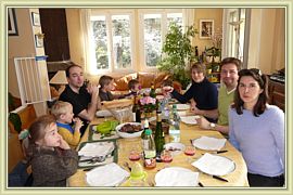 repas en famille