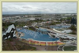 vue aerienne du futuroscope