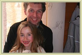 avec papa et Chatouille 