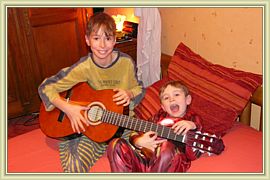 guitaristes en herbe