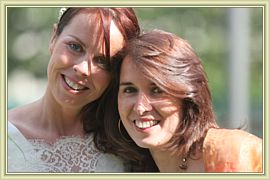 la mariee et la temoin