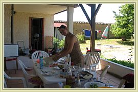 table estivale