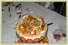 le gateau du nouveau maire