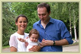 capucine et ses parrain marraine