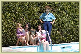 pause piscine